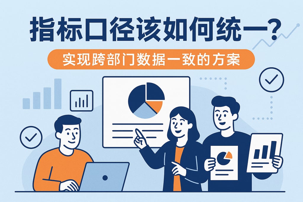 指标口径该如何统一？实现跨部门数据一致的方案