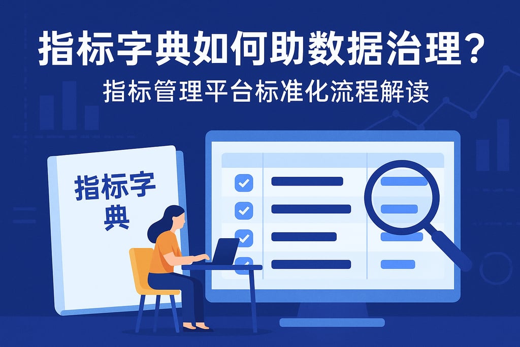 指标字典如何助力数据治理？指标管理平台标准化流程解读