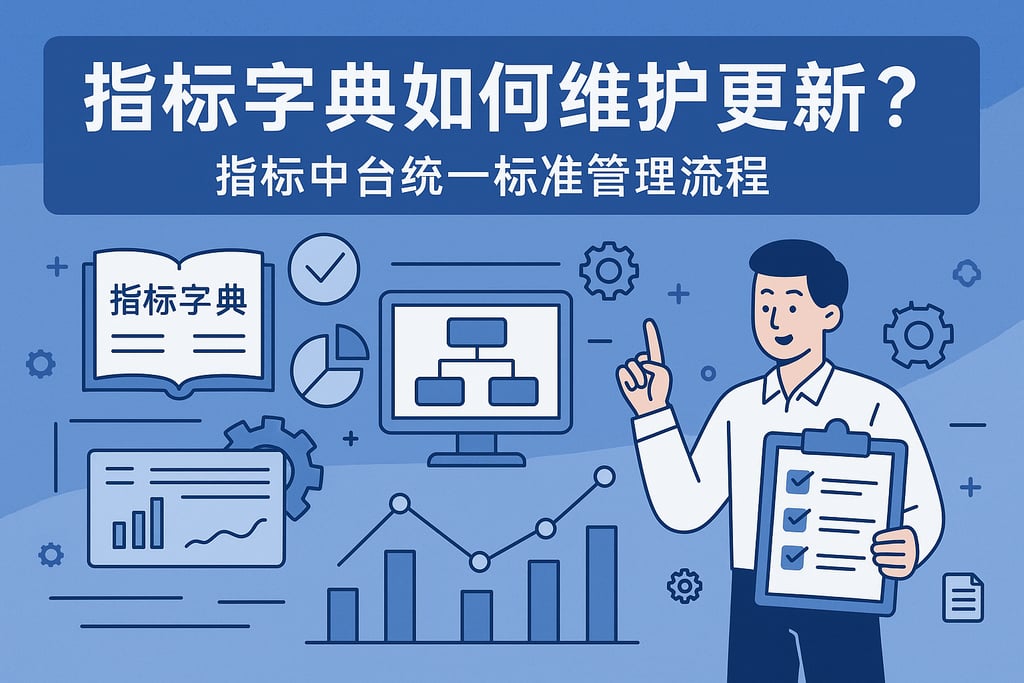 指标字典如何维护更新？指标中台统一标准管理流程