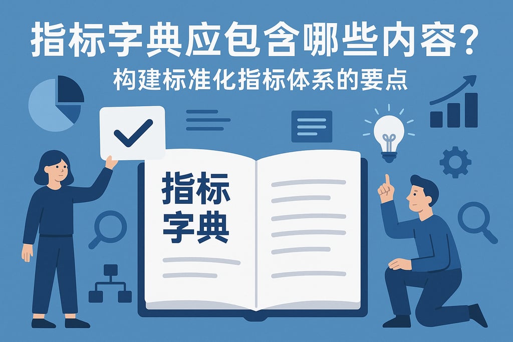 指标字典应包含哪些内容？构建标准化指标体系的要点