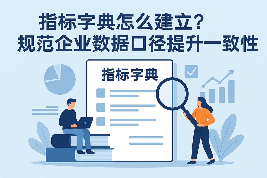 指标字典怎么建立？规范企业数据口径提升一致性
