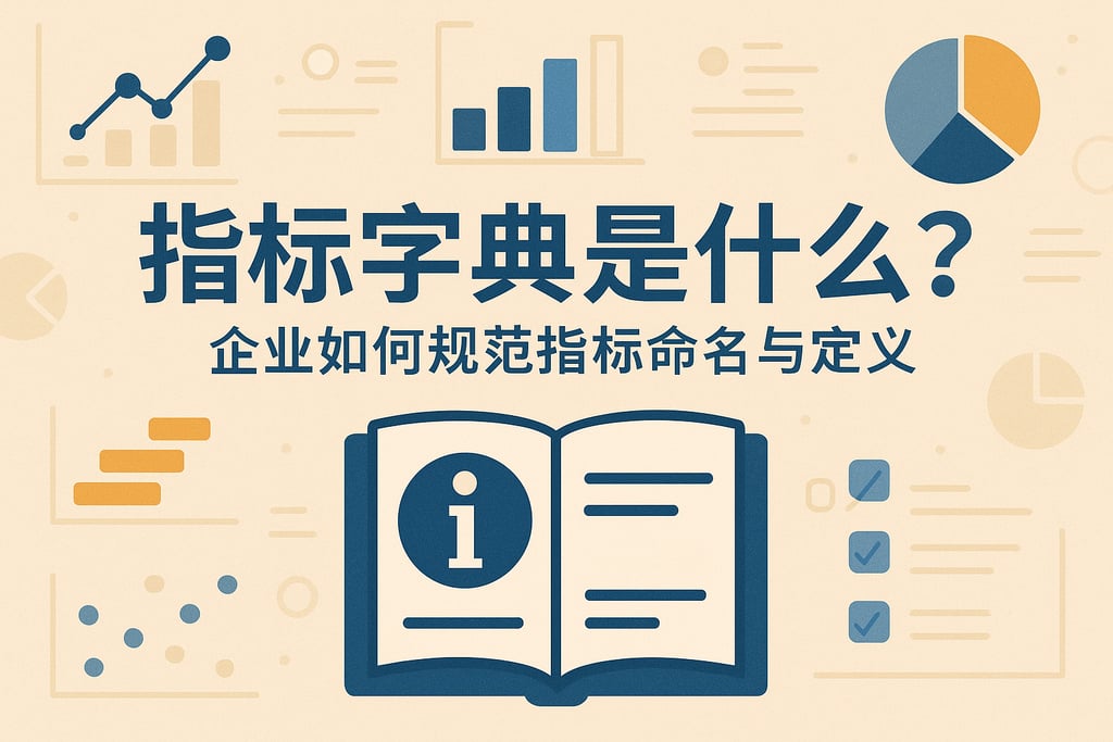 指标字典是什么？企业如何规范指标命名与定义
