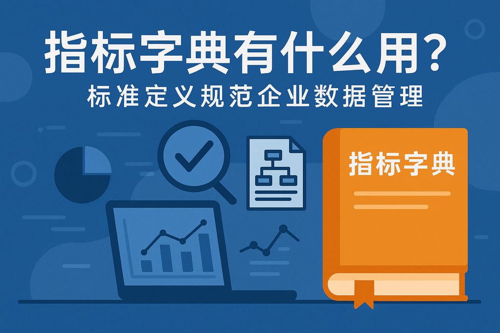 指标字典有什么用？标准定义规范企业数据管理