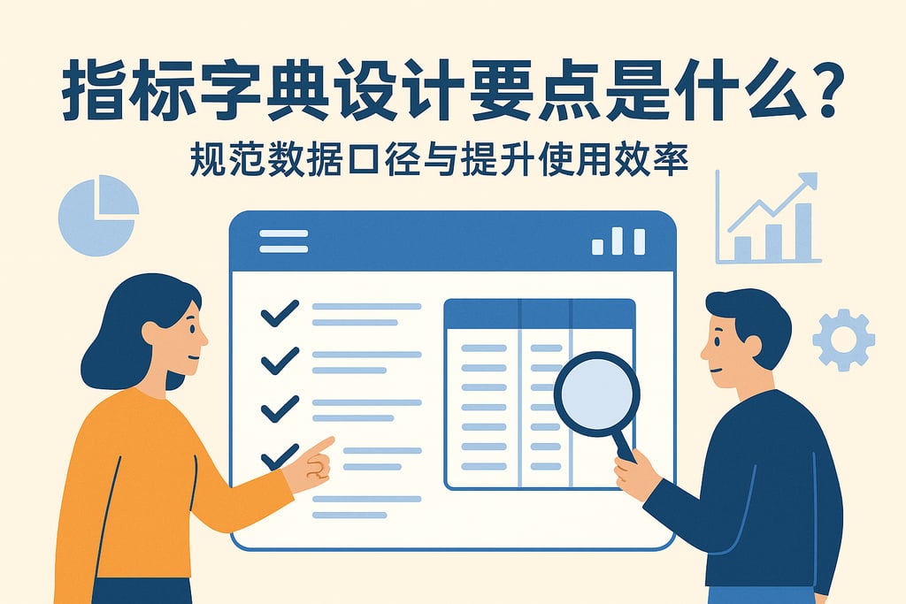 指标字典设计要点是什么？规范数据口径与提升使用效率