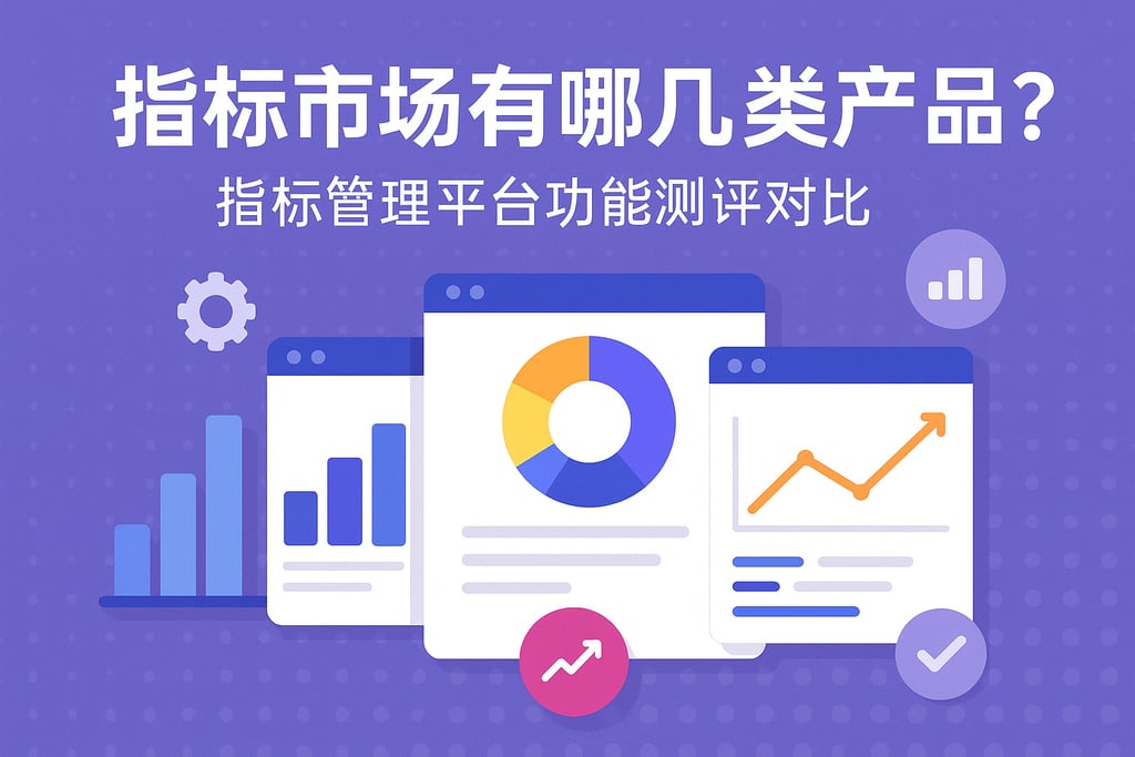 指标市场有哪几类产品？指标管理平台功能测评对比