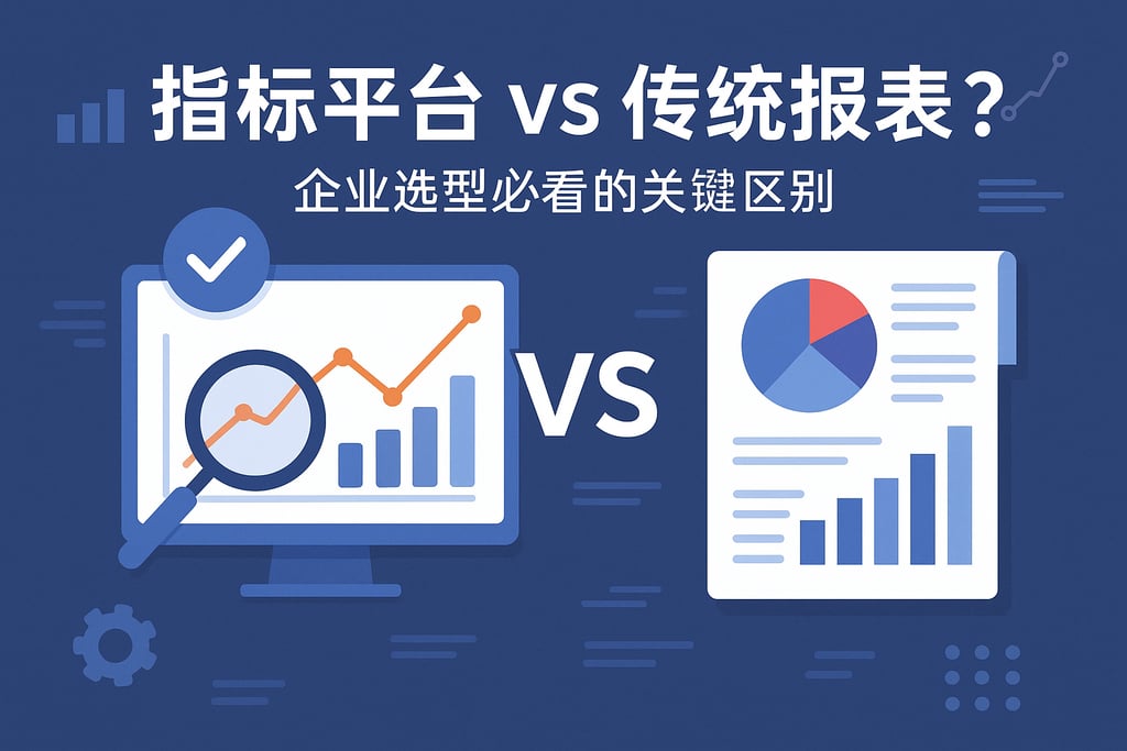 指标平台vs传统报表？企业选型必看的关键区别