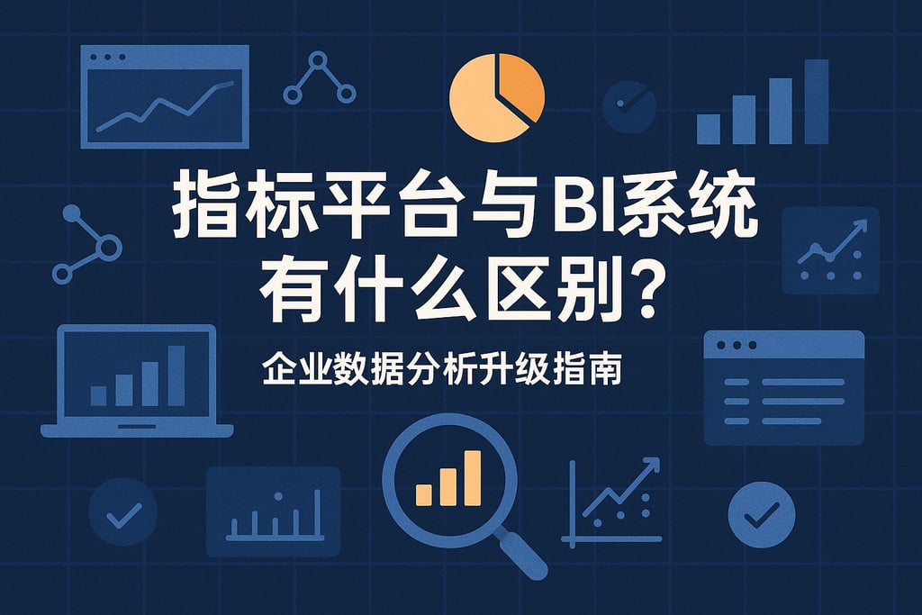 指标平台与BI系统有什么区别？企业数据分析升级指南
