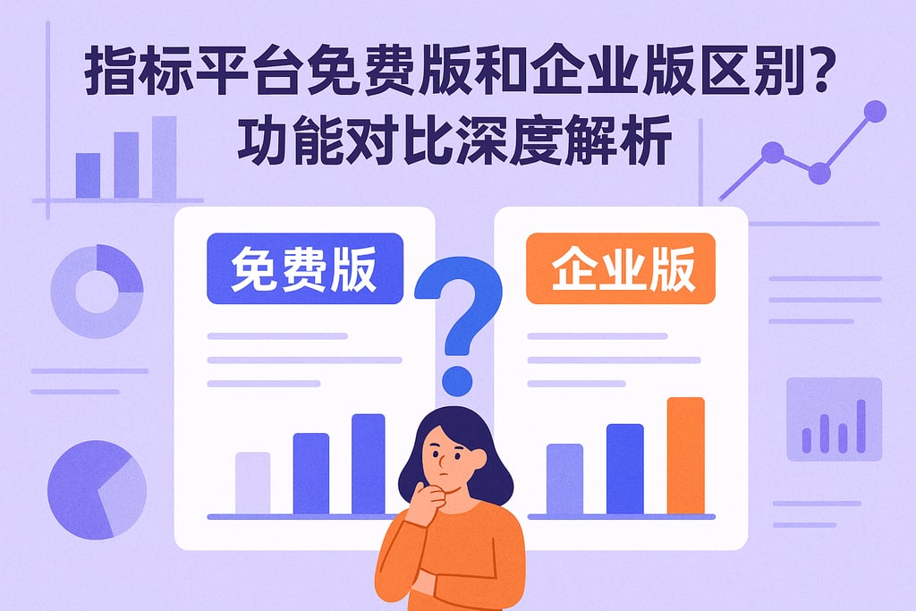 指标平台免费版和企业版区别？功能对比深度解析