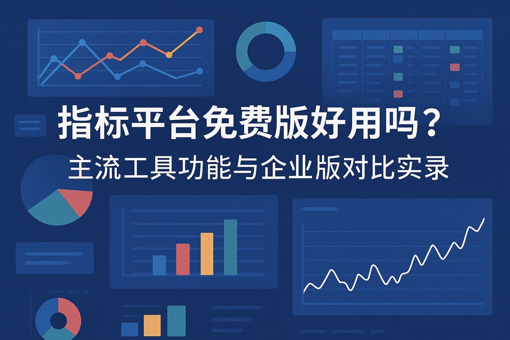 指标平台免费版好用吗？主流工具功能与企业版对比实录
