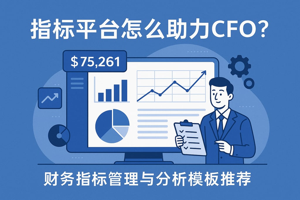 指标平台怎么助力CFO？财务指标管理与分析模板推荐