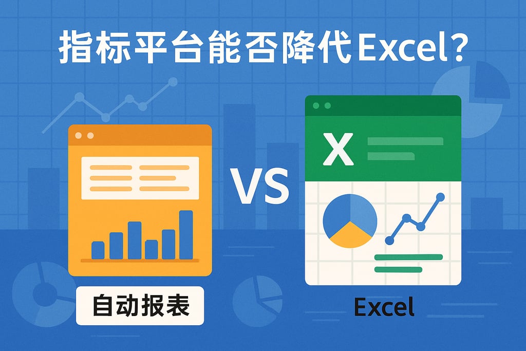 指标平台能否替代Excel？自动报表与可视化方案对比