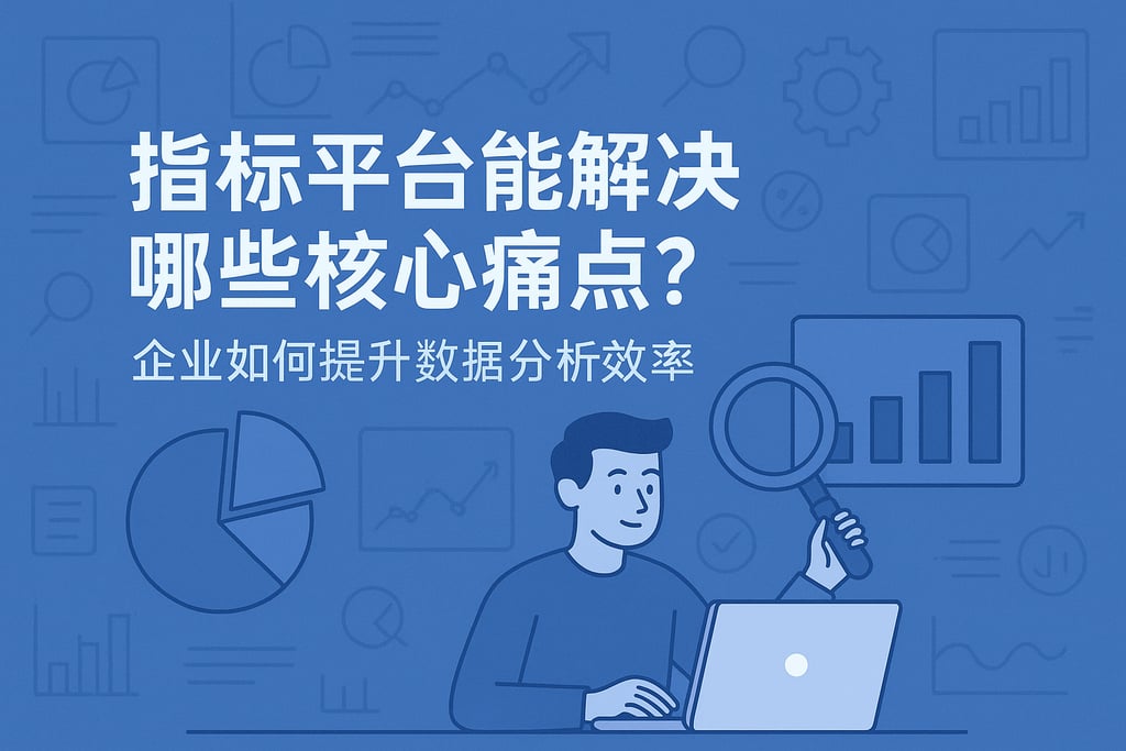 指标平台能解决哪些核心痛点？企业如何提升数据分析效率