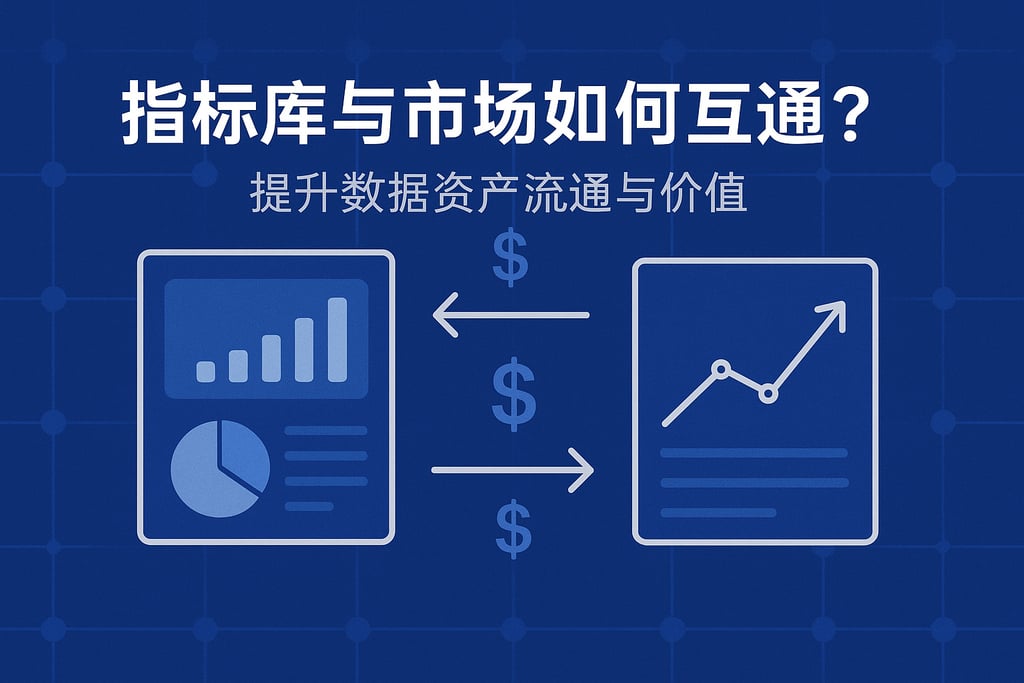 指标库与市场如何互通？提升数据资产流通与价值