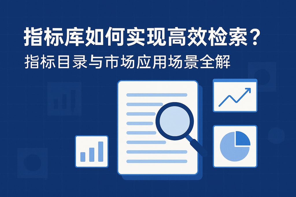 指标库如何实现高效检索？指标目录与市场应用场景全解