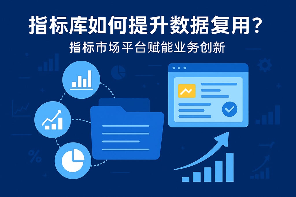 指标库如何提升数据复用？指标市场平台赋能业务创新