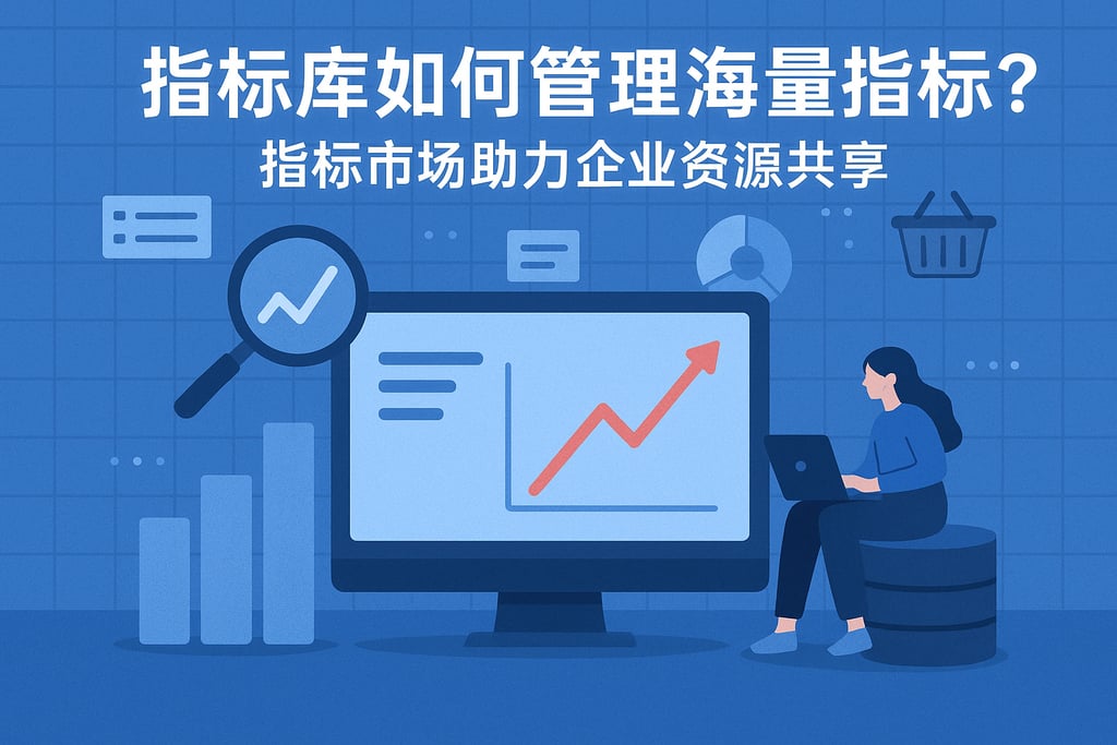 指标库如何管理海量指标？指标市场助力企业资源共享
