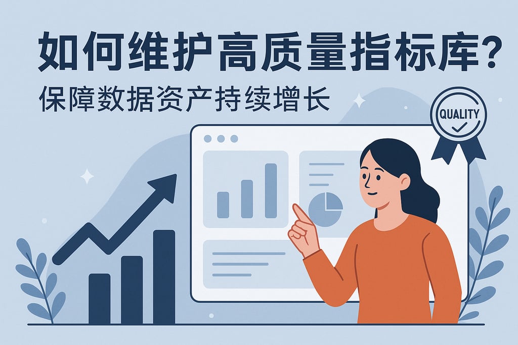 指标库如何维护高质量？保障数据资产持续增长
