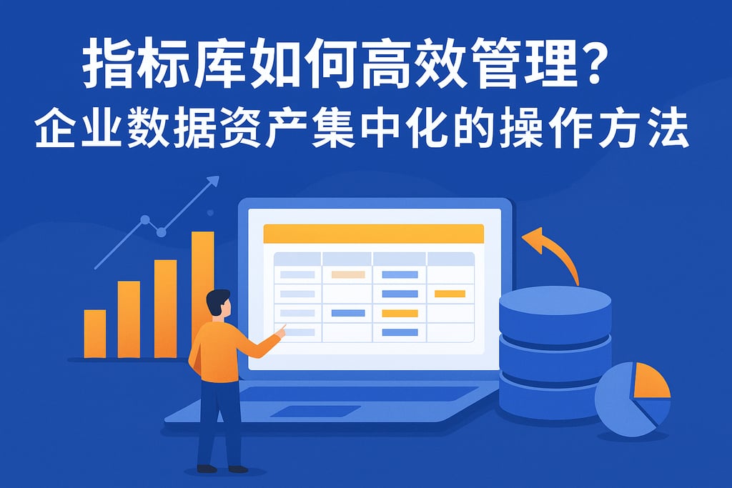 指标库如何高效管理？企业数据资产集中化的操作方法