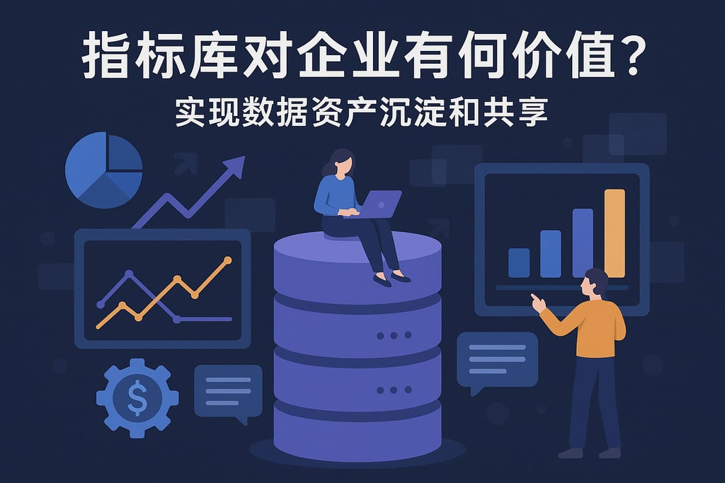 指标库对企业有何价值？实现数据资产沉淀和共享
