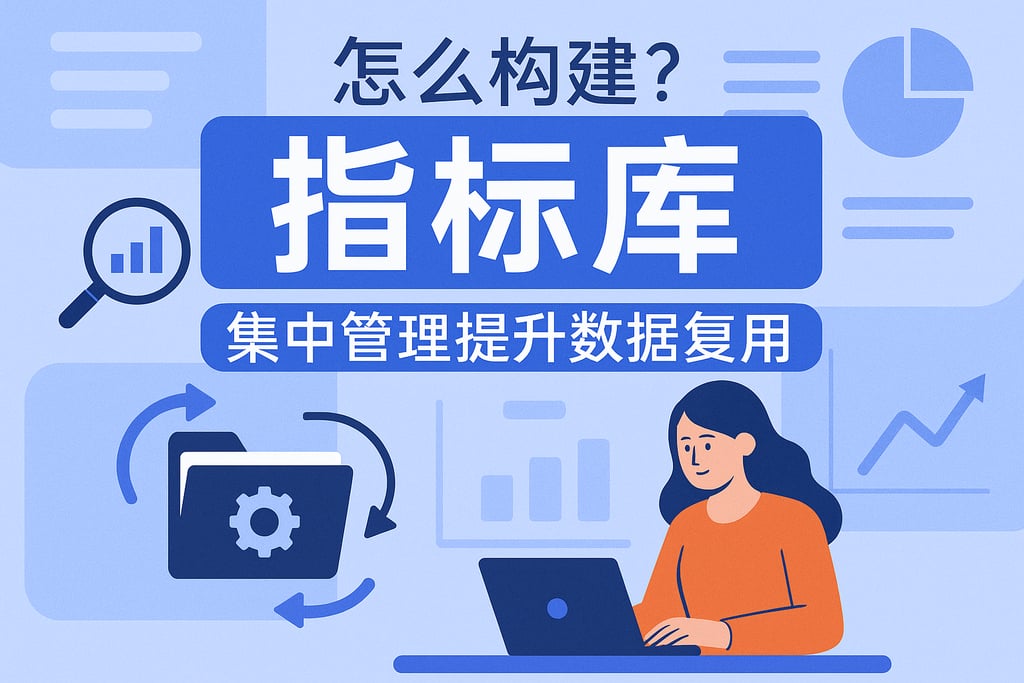 指标库怎么构建？集中管理提升数据复用率