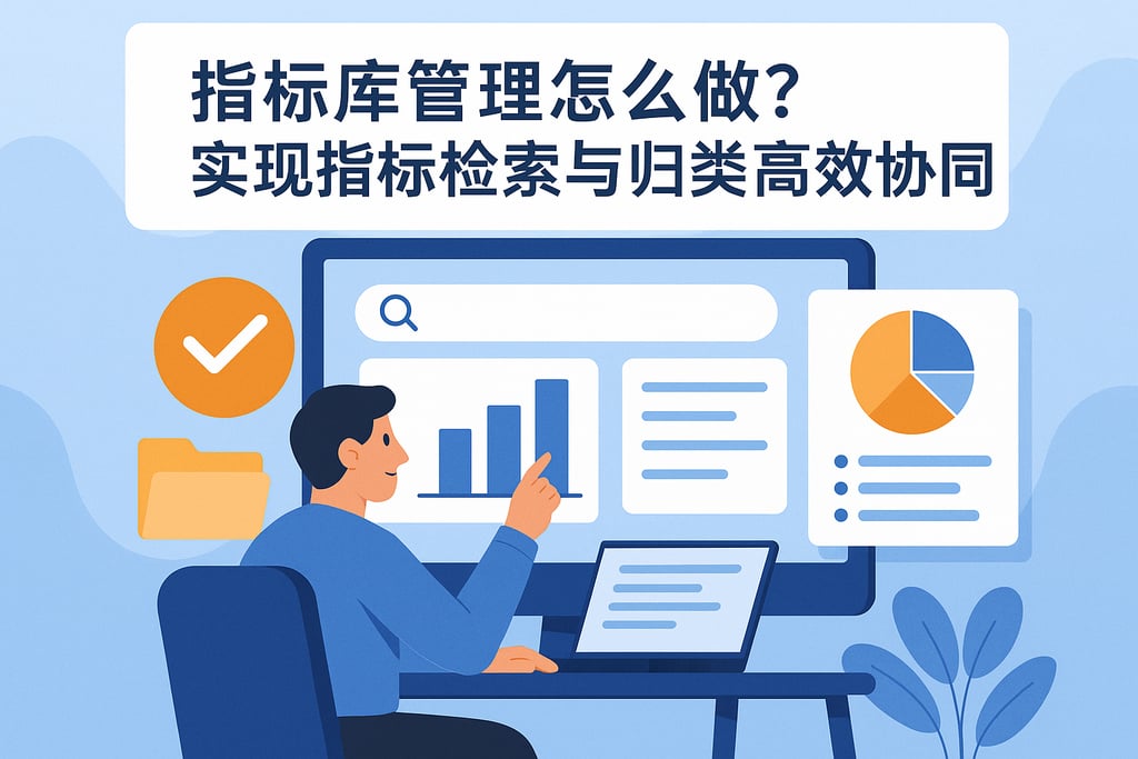 指标库管理怎么做？实现指标检索与归类高效协同