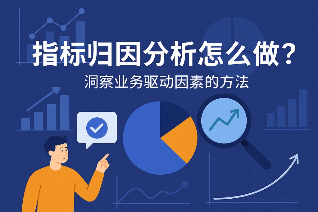 指标归因分析怎么做？洞察业务驱动因素的方法