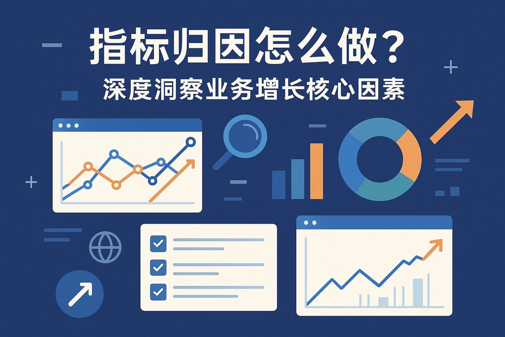 指标归因怎么做？深度洞察业务增长核心因素
