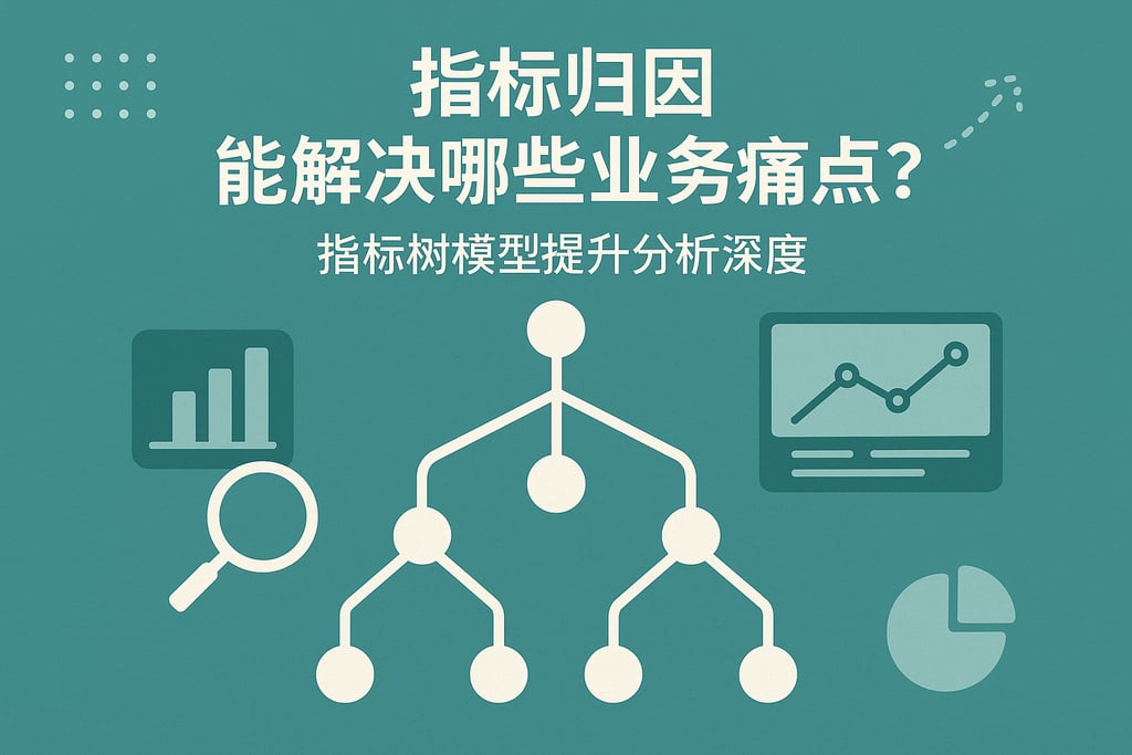 指标归因能解决哪些业务痛点？指标树模型提升分析深度