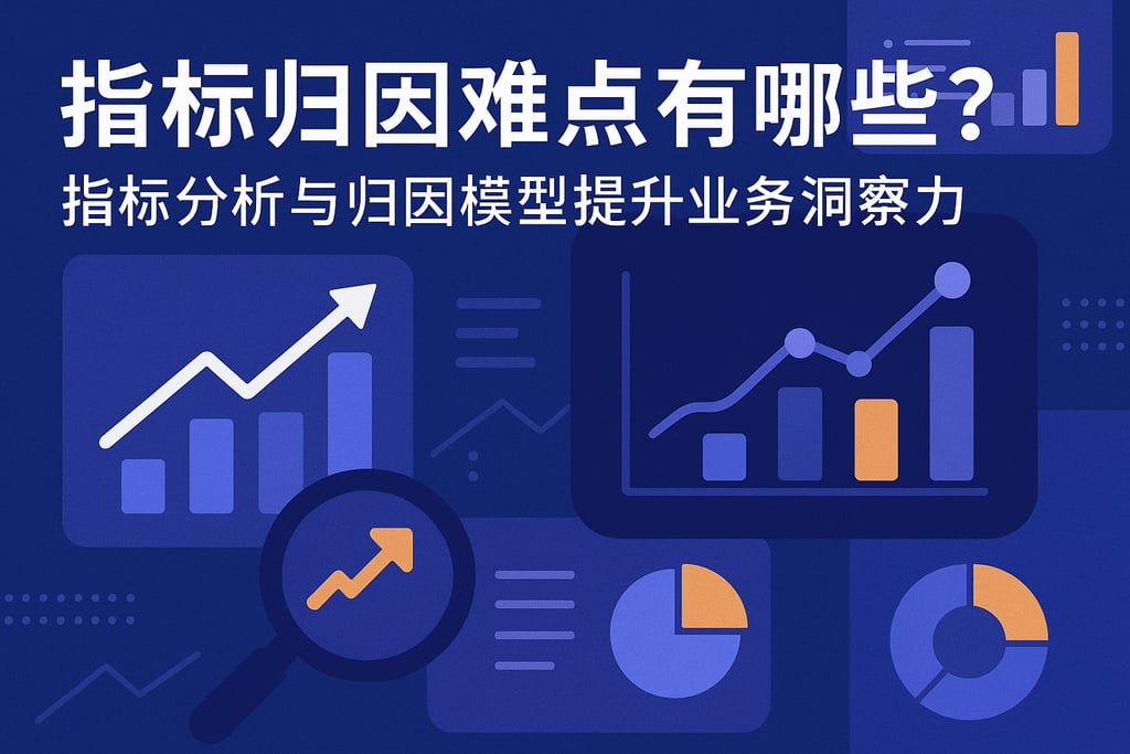 指标归因难点有哪些？指标分析与归因模型提升业务洞察力