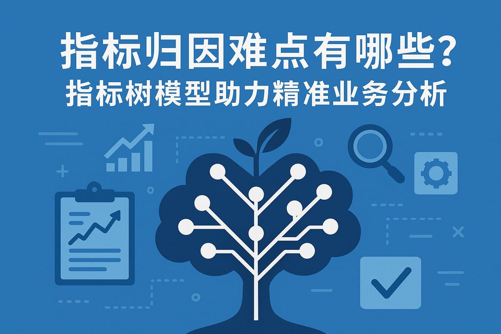 指标归因难点有哪些？指标树模型助力精准业务分析