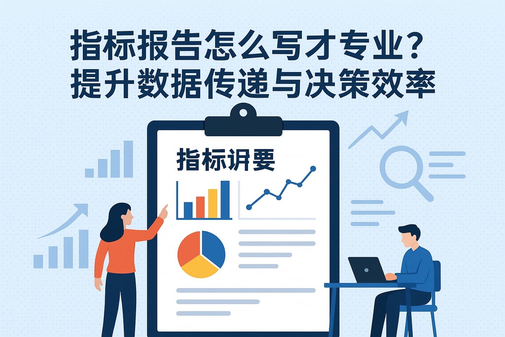 指标报告怎么写才专业？提升数据传递与决策效率