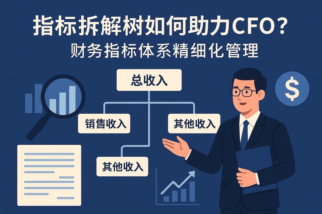 指标拆解树如何助力CFO？财务指标体系精细化管理