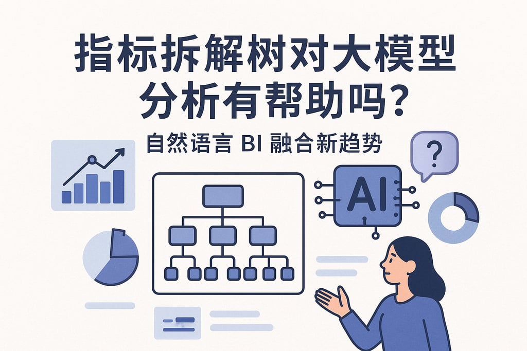 指标拆解树对大模型分析有帮助吗？自然语言BI融合新趋势