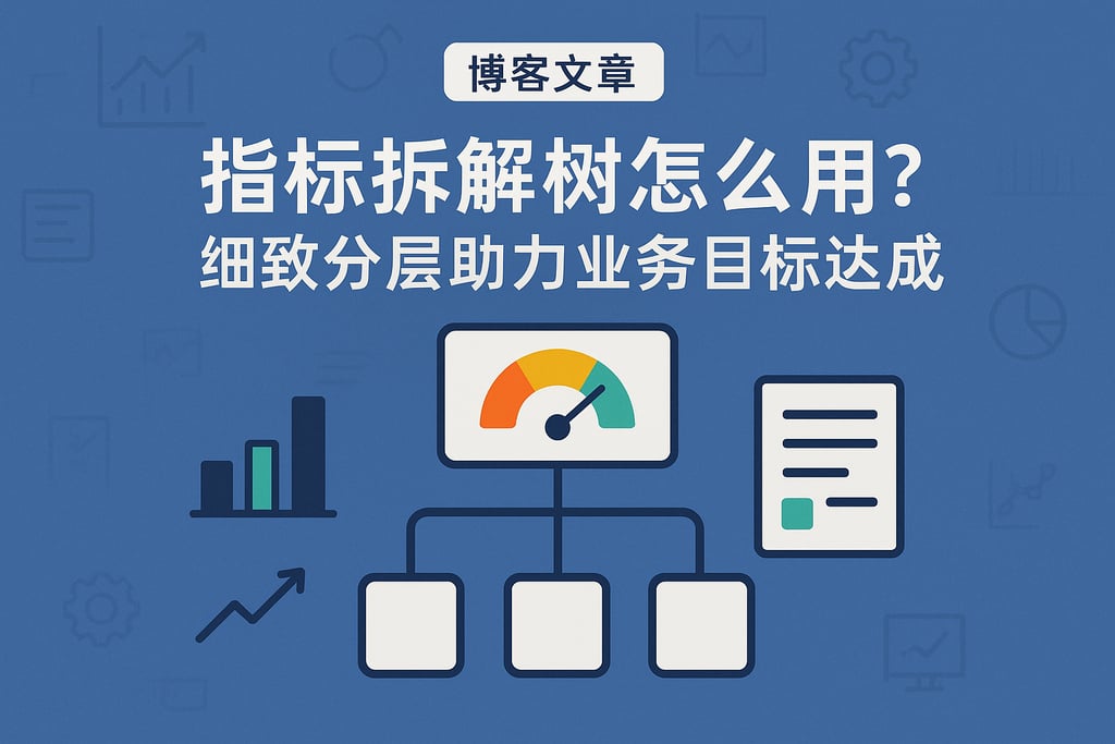 指标拆解树怎么用？细致分层助力业务目标达成