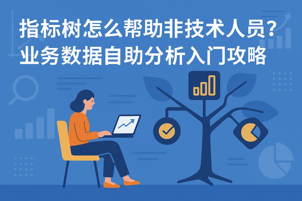 指标树怎么帮助非技术人员？业务数据自助分析入门攻略