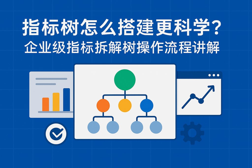 指标树怎么搭建更科学？企业级指标拆解树操作流程讲解