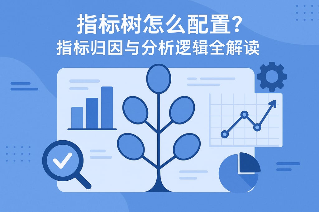 指标树怎么配置？指标归因与分析逻辑全解读