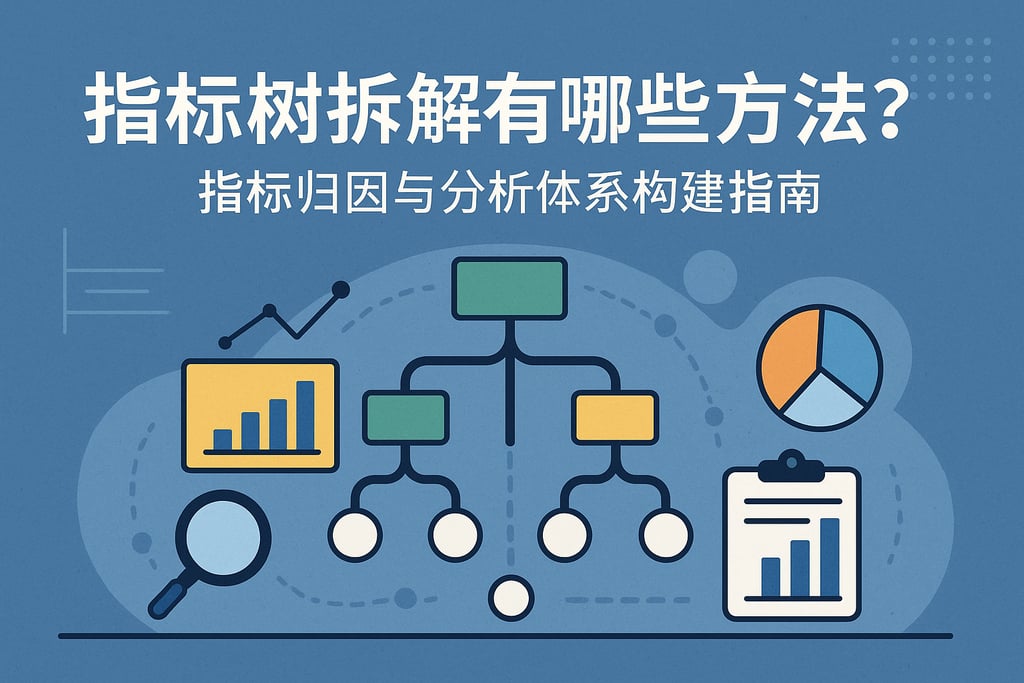 指标树拆解有哪些方法？指标归因与分析体系构建指南