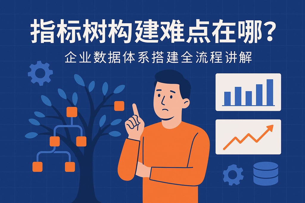 指标树构建难点在哪？企业数据体系搭建全流程讲解