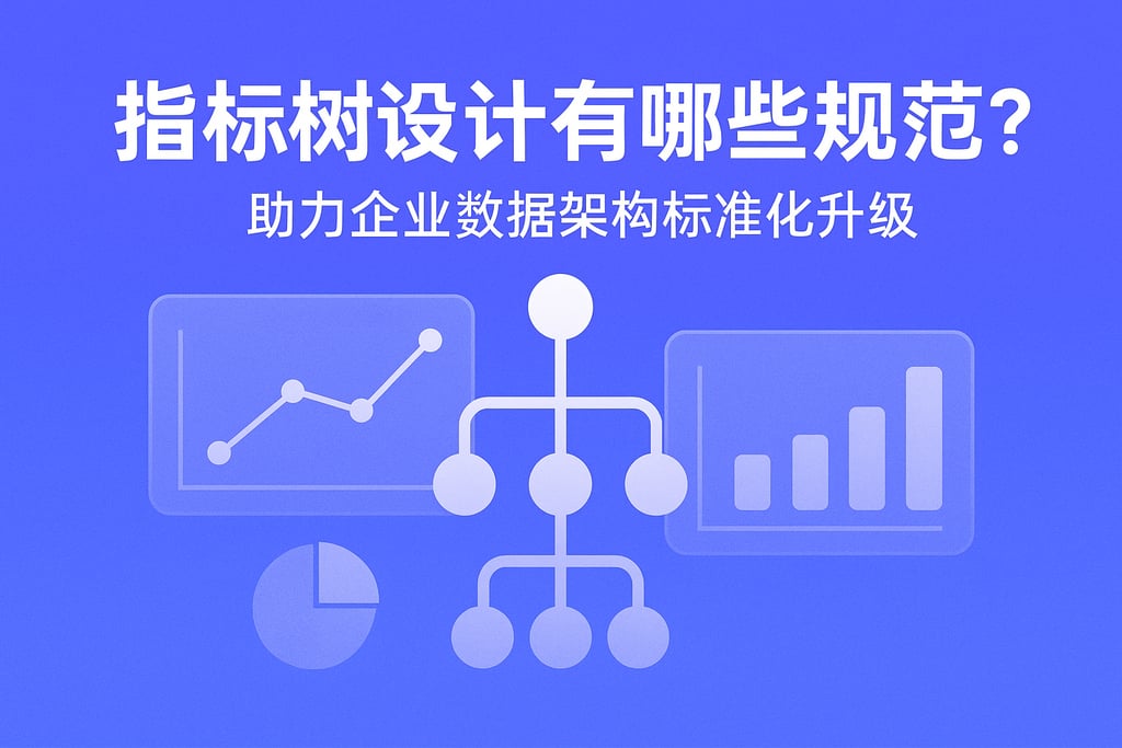 指标树设计有哪些规范？助力企业数据架构标准化升级