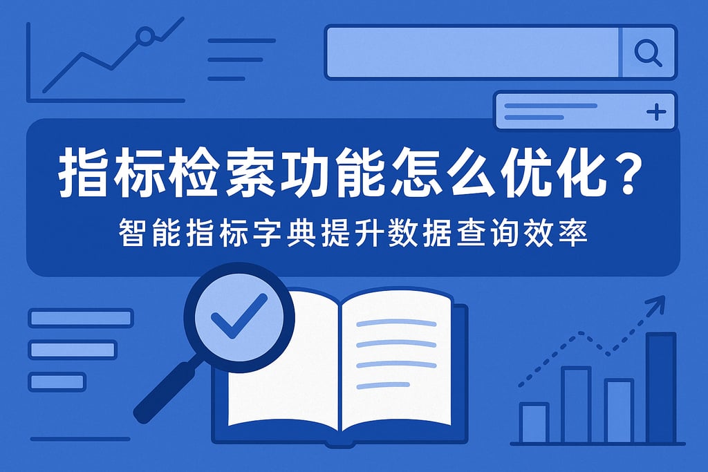 指标检索功能怎么优化？智能指标字典提升数据查询效率