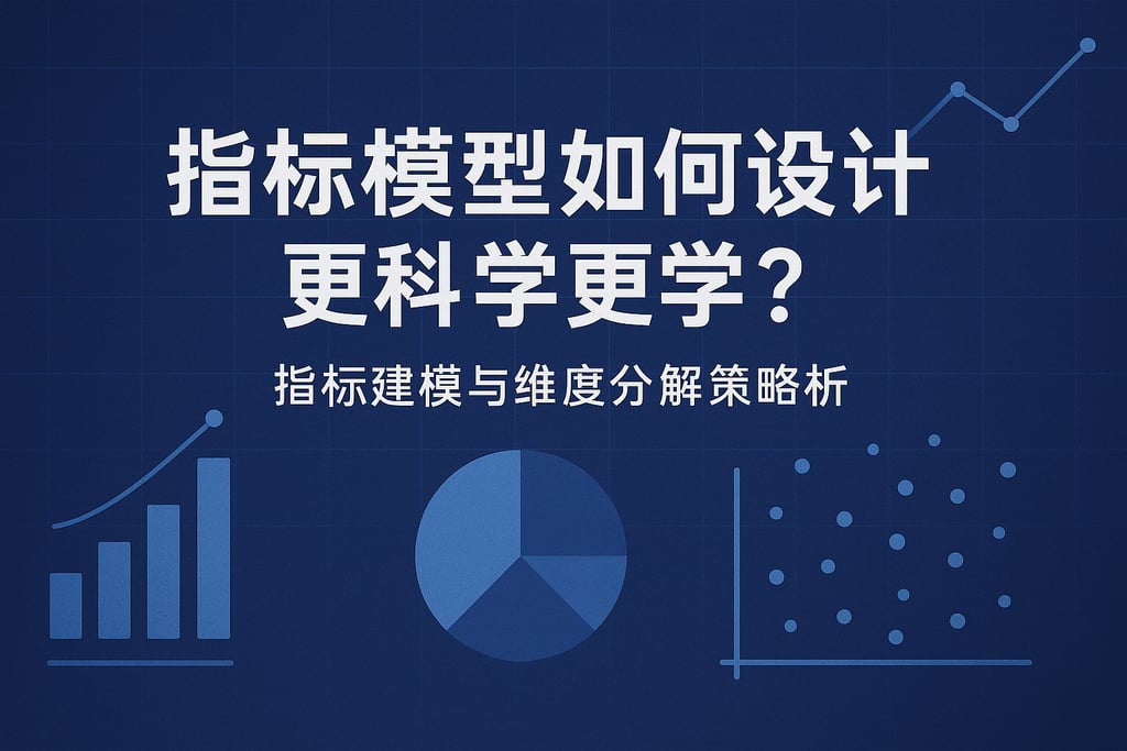 指标模型如何设计更科学？指标建模与维度拆解策略解析