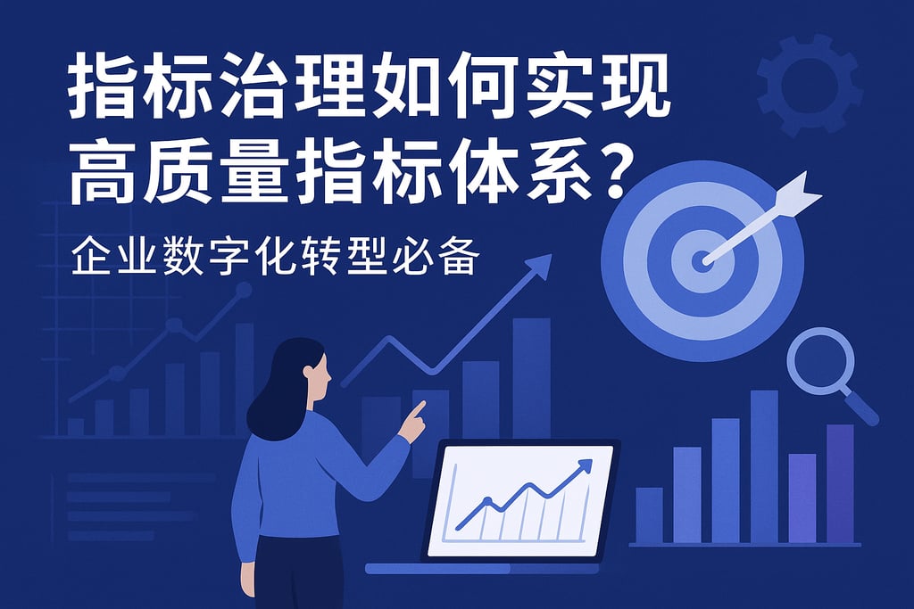 指标治理如何实现高质量指标体系？企业数字化转型必备