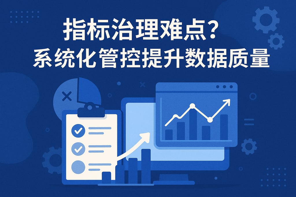 指标治理难点有哪些？系统化管控提升数据质量