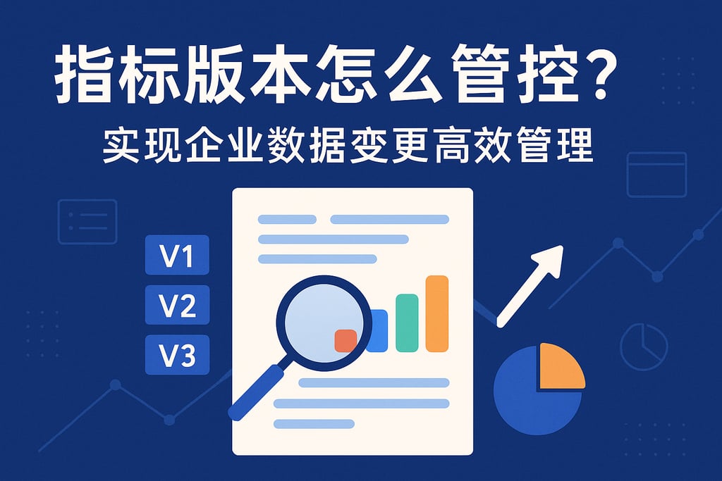 指标版本怎么管控？实现企业数据变更高效管理