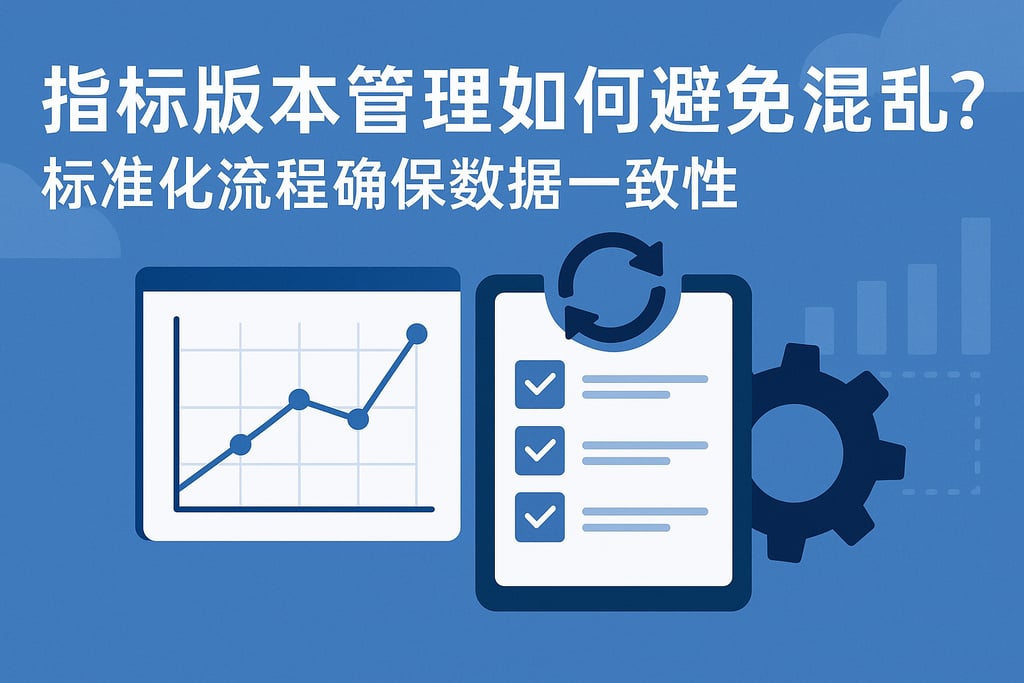 指标版本管理如何避免混乱？标准化流程确保数据一致性