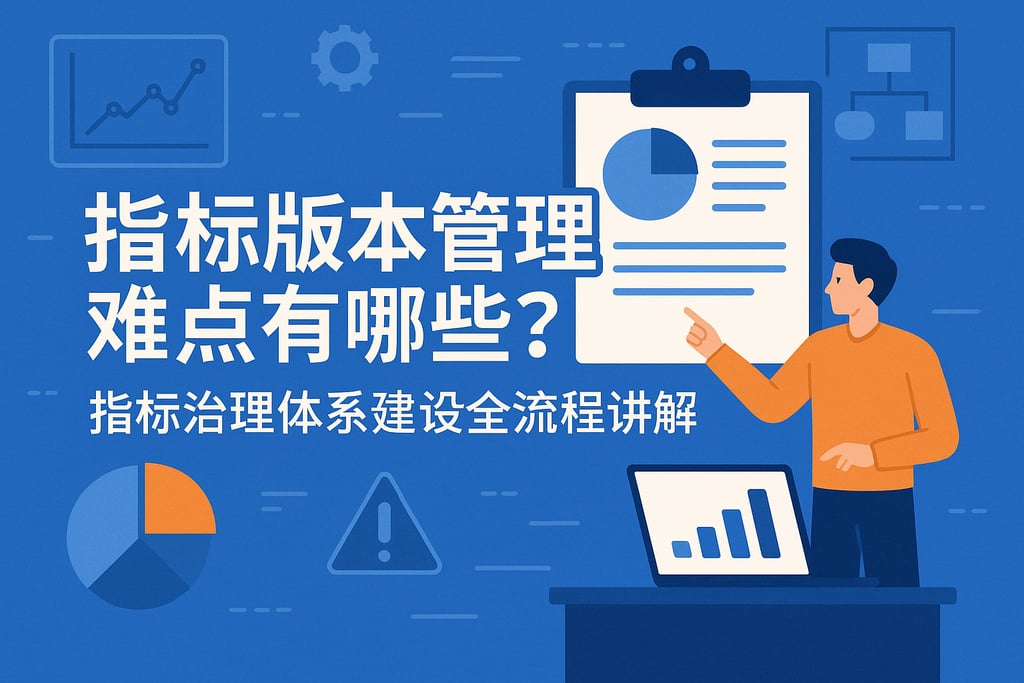 指标版本管理难点有哪些？指标治理体系建设全流程讲解