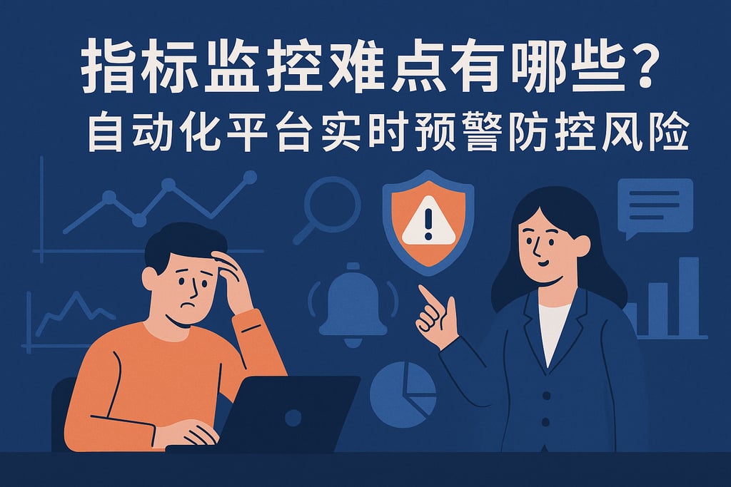 指标监控难点有哪些？自动化平台实时预警防控风险