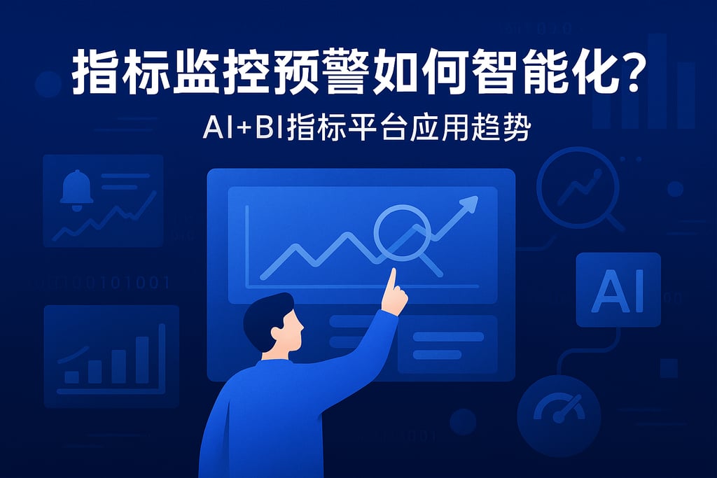 指标监控预警如何智能化？AI+BI指标平台应用趋势