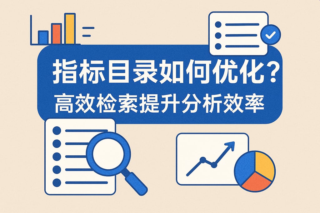 指标目录如何优化？高效检索提升分析效率
